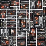 45-Pack Toolbox Organizer Tray for Ultimate Garage Storage