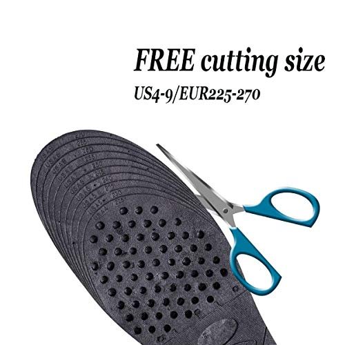 Adjustable Height Increase Insoles with Air Cushion Lift