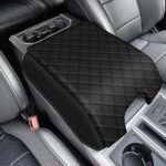 AOMSAZTO Black Heightening Armrest Pad for F150 2015-2020