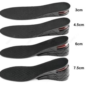 Discreet Height Increase Insoles – 3 Inch Air Cushion