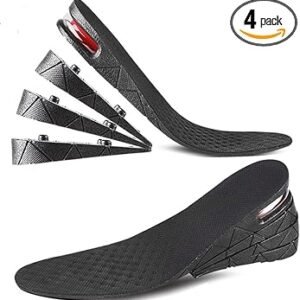 Discreet Height Increase Insoles – 3 Inch Air Cushion