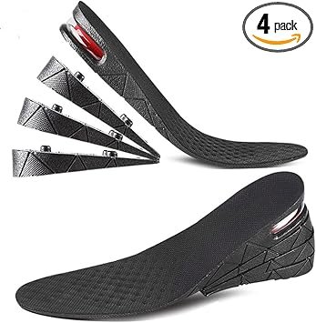 Discreet Height Increase Insoles – 3 Inch Air Cushion