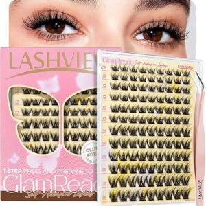 Effortless Self-Adhesive Lash Clusters - No Glue Needed!