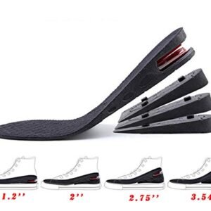 ERGOfoot 3.54'' Air Cushion Height Increase Insoles