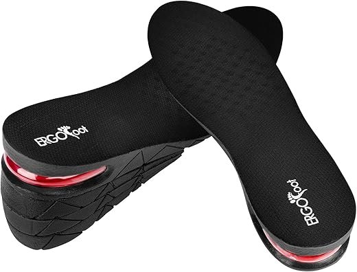 ERGOfoot 3.54'' Air Cushion Height Increase Insoles