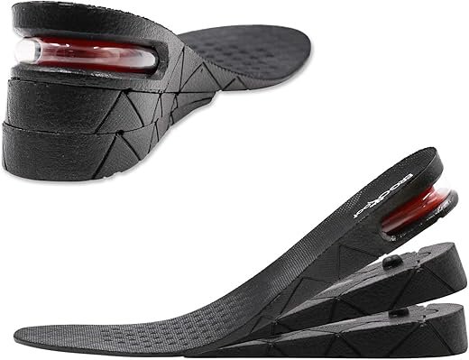 ERGOfoot Height Increase Insoles: 2.75" Air Cushion Comfort