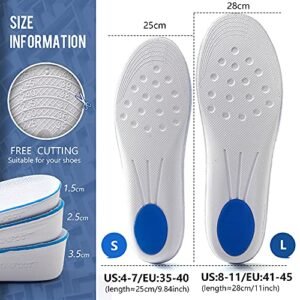 Height-Boosting Arch Support Insoles for All Shoes