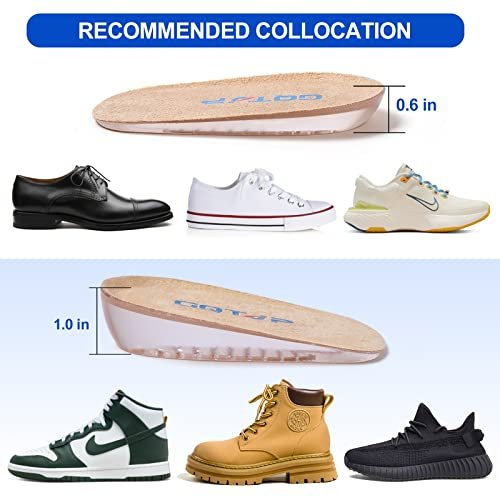 Height-Boosting Heel Lifts for Comfort & Relief