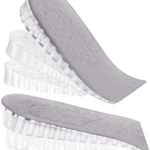 Height Increase Insoles - 2 Pairs Adjustable Silicone Lift