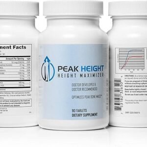 Peak Height: Doctor-Recommended Grow Taller Supplement, 6-Pack